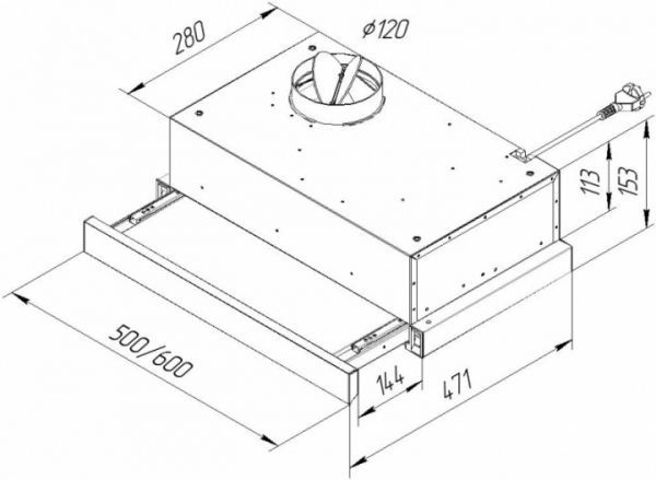  Pyramida TL 50 white SLIM (4260349575881) -  4