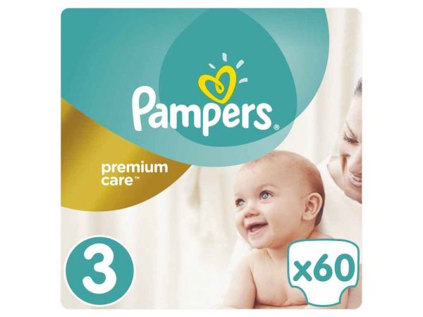 i Premium Care  3 Midi (6-10)  60 PAMPERS -  1