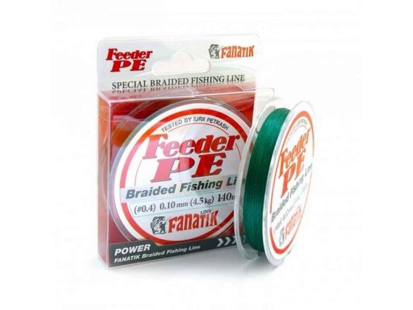  Feeder PE X4 0.4/0.10mm. 4,5kg. 140m. cl.GREEN  FANATIK -  1