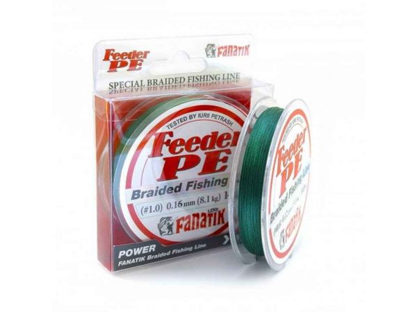  Feeder PE X4 1.0/0.16mm. 8,1kg. 140m. cl.GREEN  FANATIK -  1