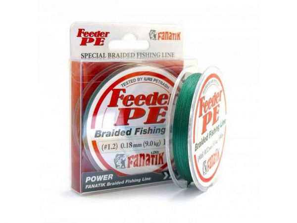  Feeder PE X4 1.2/0.18mm. 9kg. 140m. cl.GREEN  FANATIK -  1