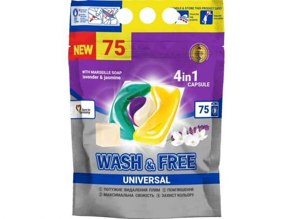        75      WASH FREE -  1