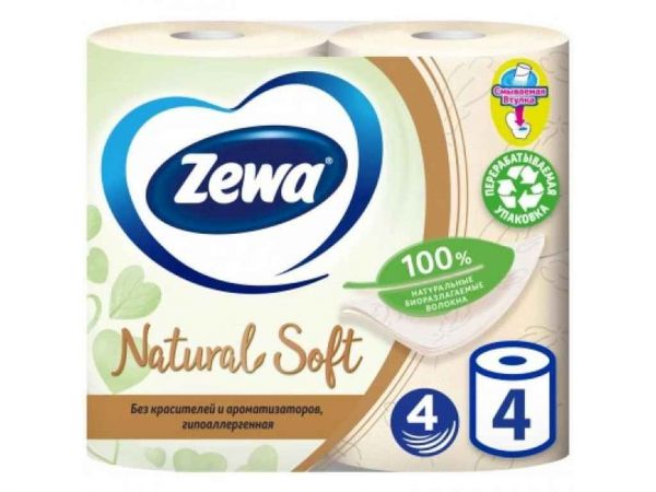   4 4 Natural Soft Zewa -  1