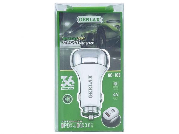    USB  GC-10S 3.0A/1USB/PD20W/QC3.0  Gerlax -  1