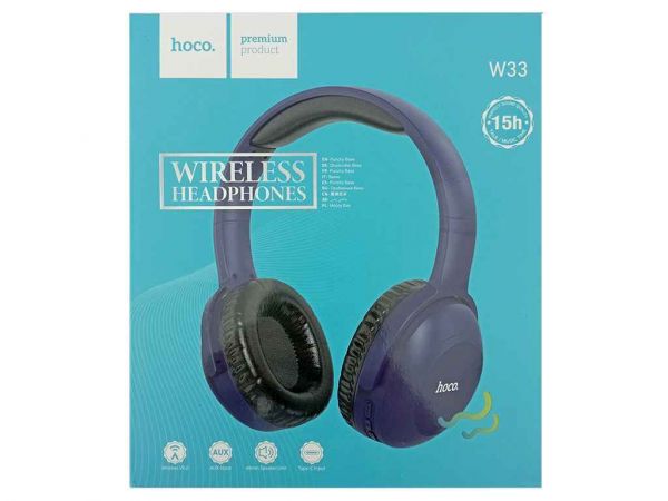   Hands Free  Bluetooth W33 BT5.0/AUX/mic/250mAh  HOCO -  1