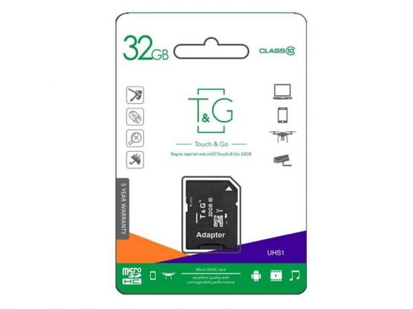  '   32Gb Micro SD (10) (adapter) TG -  1