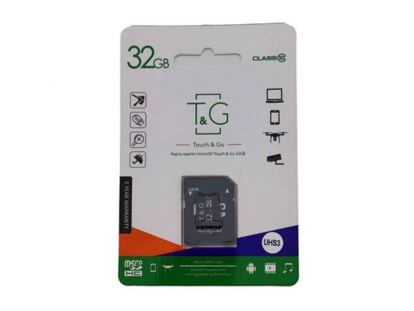  '   32Gb Micro SD (10) (adapter) UHS-III TG -  1