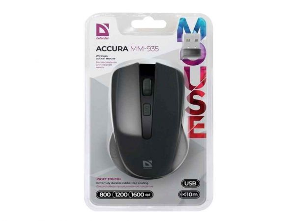   Accura MM-935 4 /USB 2.4GHz/800-1600DPI   * Defender -  1