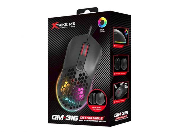   USB  GM-316 RGB/7 /800-7200DPI  1,5 XTRIKE -  1