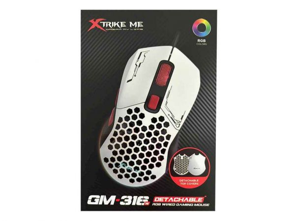   USB  GM-316W RGB/7 /800-7200DPI  1,5 XTRIKE -  1