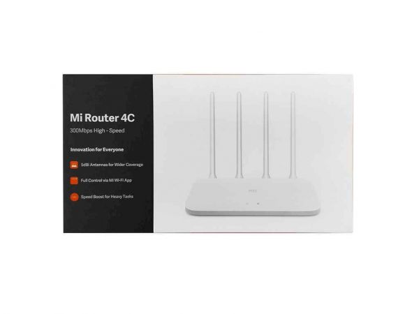 WI-FI  Mi 4C white (2xFE LAN, 1xFE WAN, 802.11n, 4 ) Xiaomi -  1