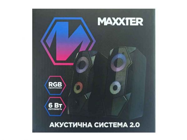   2.0 CSP-U002 RGB 6W  Maxxter -  1