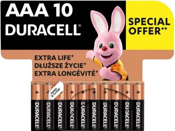   LR03/AAA Basic 1.5V 10 . 52557 DURACELL -  1