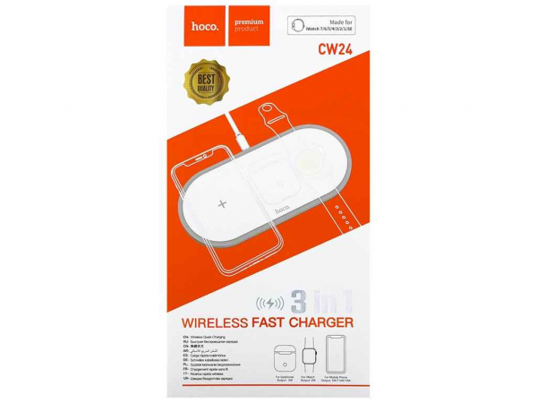    CW24 3in1 (Dock) mobilewatchairpods Hoco -  1