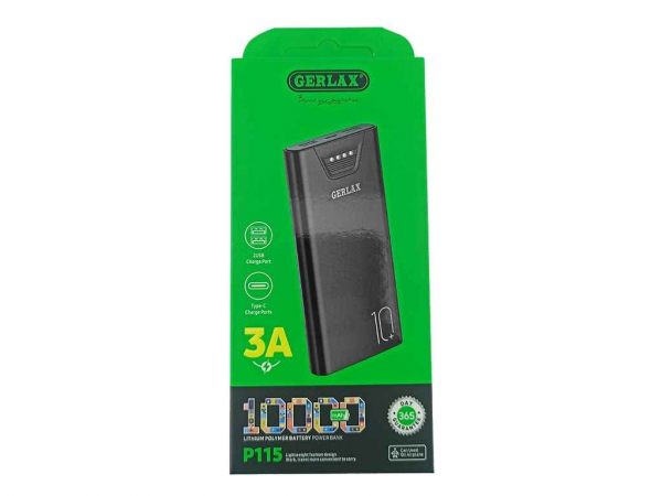 Power Bank 10000mAh P115  Gerlax -  1