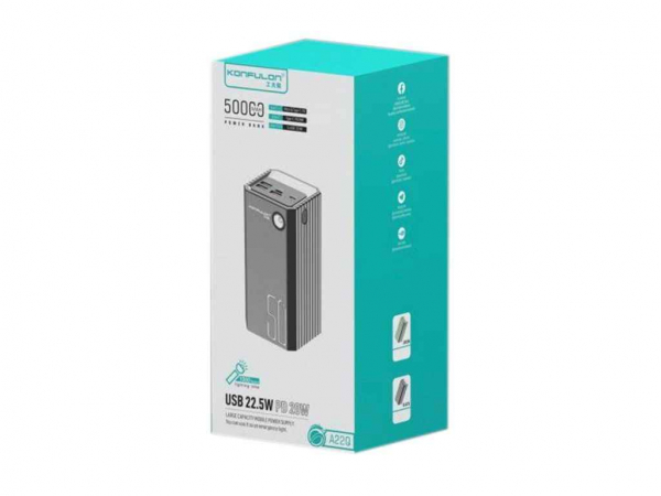 Power Bank 50000mAh A22Q 20540 Konfulon -  1