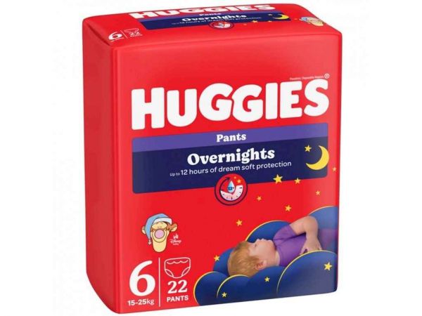 ϳ- 6 22 Overnights Pants 15-25 HUGGIES -  1