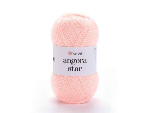  Angora Star   80%  20%  500 100 5/ 204 YarnArt -  1