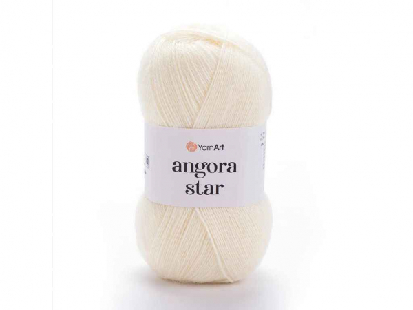  Angora Star  80%  20%  500 100 5/ 502 YarnArt -  1