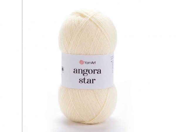  Angora Star    80%  20%  500 100 5/ 7003 YarnArt -  1