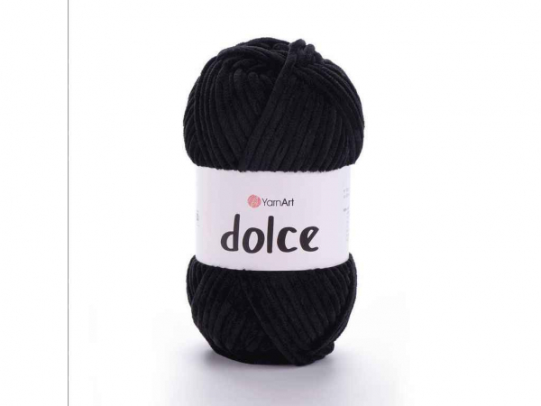  Dolce  100%  120 100 5/ 742-Black YarnArt -  1