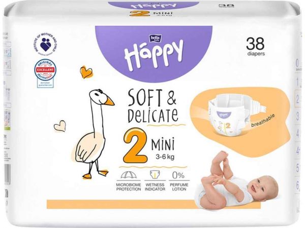 ϳ  .2 38 Baby Happy Soft Delicate Mini 3-6  BELLA -  1