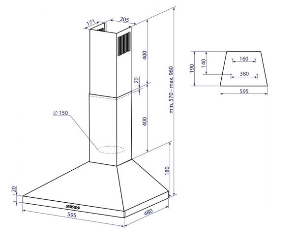  Minola HK 6614 I 1000 LED -  10