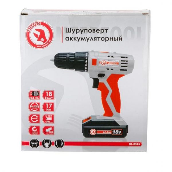 -  Li-Ion 18 INTERTOOL DT-0315 -  12