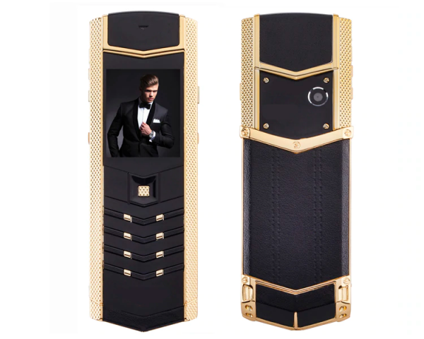 H-Mobile V1 (Hope V1) black-gold. Vertu design -  1