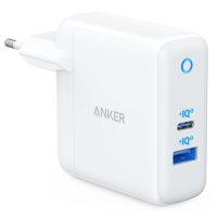   ANKER PowerPort+ Atom III 45W USB-C+15W USB-A (White) (A2322G21) -  1