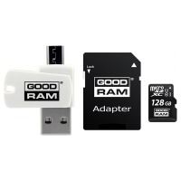  '  ' GOODRAM 128Gb SDXC class 10 +adap+CardReader (M1A4-1280R12) -  1