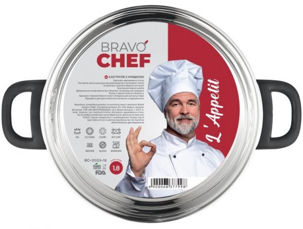  Bravo Chef L"Appetit 18  (1.8 ) (BC-2003-18) -  5