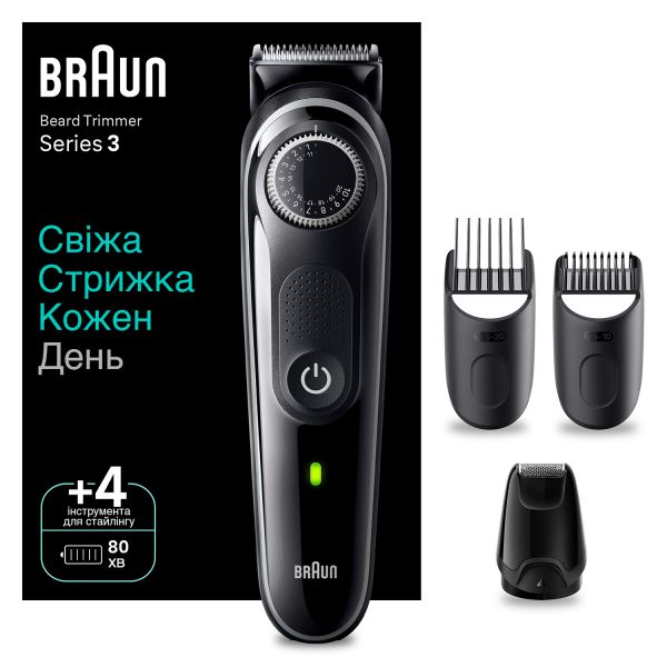      Braun BeardTrimmer BT3440  (80708187) -  1