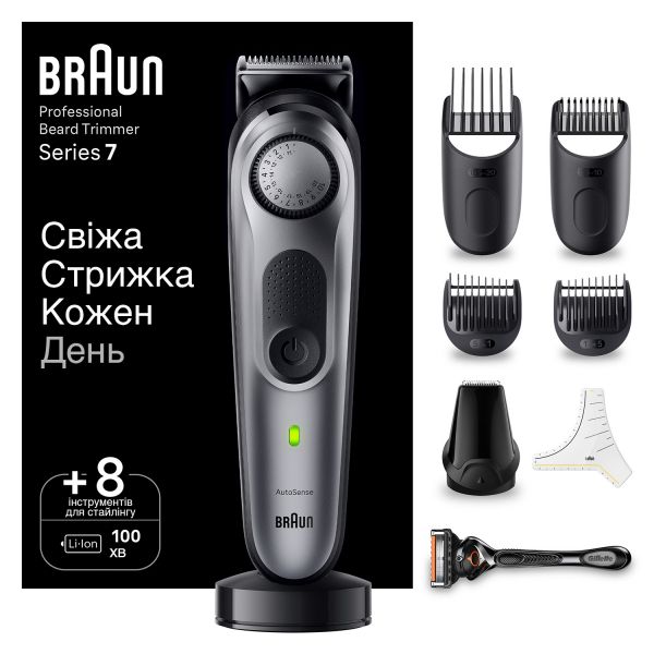      Braun BeardTrimmer BT7420  (80708205) -  1