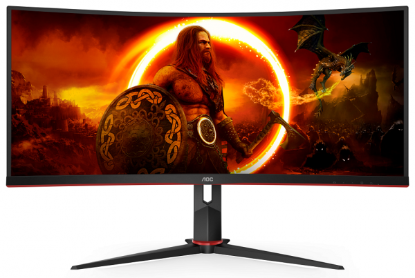  34" AOC CU34G2XP/BK Black/Red -  1