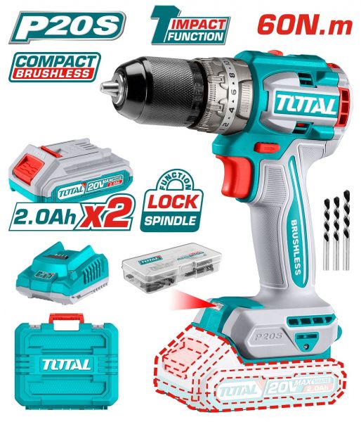  TOTAL TIDLI20602 20 Li-Ion -  1