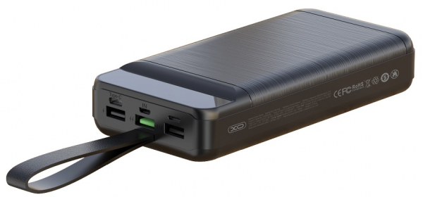    XO PR157 - 40000 mAh 3-Input PD20W + QC22.5W with light Black (PR157_Black) -  11