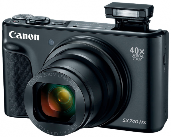   Canon Powershot SX740 HS Black  (2955C012AA) -  1