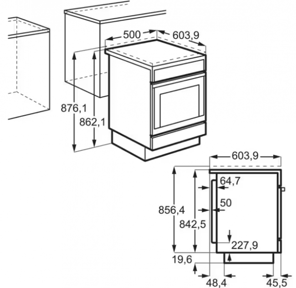   Electrolux LKG600011W (943003563) -  5