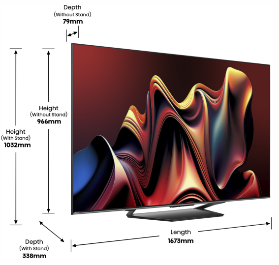 LED- Hisense 75U7NQ  (20013182) -  4