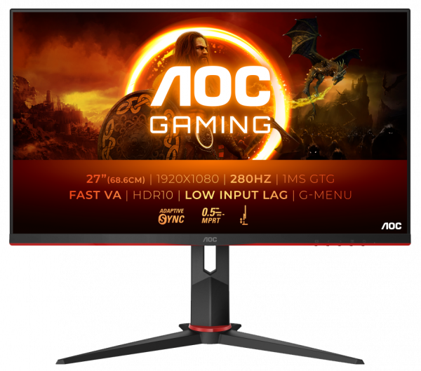 i 27" AOC 27G2ZN3/BK Black/Red -  1