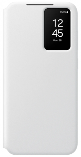  Samsung S24 FE Smart View Wallet Case White (EF-ZS721CWEGWW) -  1