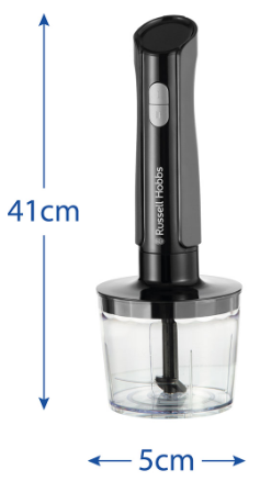   Russell Hobbs 27141-56 Matte Charcoal 3 in 1 Hand Blender (25192026001) -  10