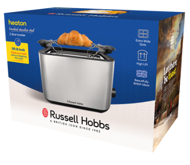  Russell Hobbs 27390-56 Heaton Brushed 2Slice Toaster (25210036001) -  10