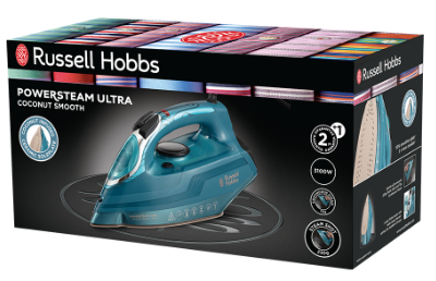  Russell Hobbs 26340-56 Powersteam Ultra Coconut Smooth iron (23986046002) -  6