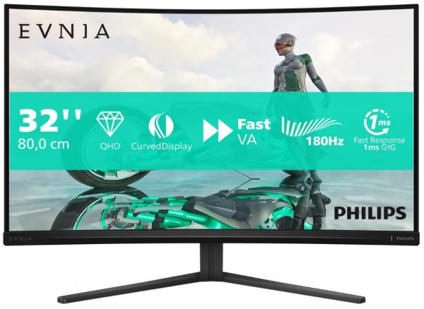  31.5" Philips Evnia 32M2C3500L/00 Black -  1