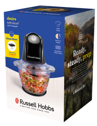  Russell Hobbs 27131-56 Matte Charcoal Mini Chopper (25191026001) -  8