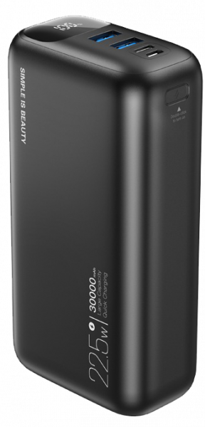    XO PR200 - 30000 mAh PD20W + QC22.5W Black (PR200_Black) -  1