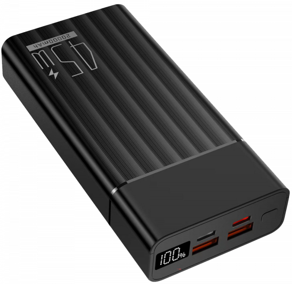    Yenkee YPB 2145 - 20000 mAh PD 45W (Black) (37000116) -  2