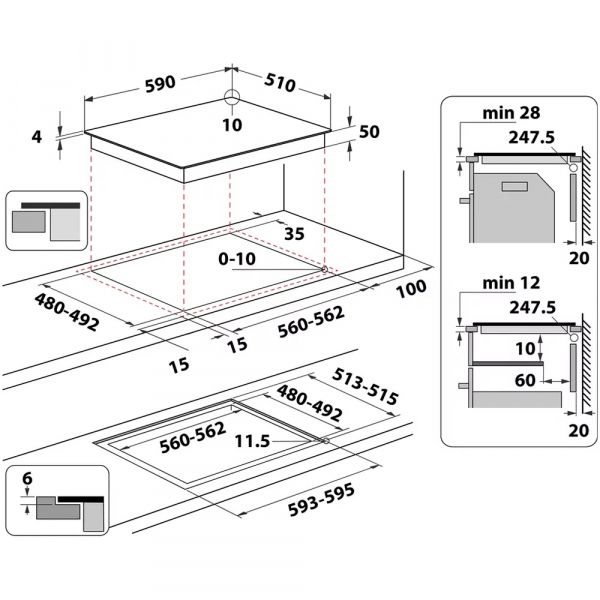    Whirlpool WB B8360 NE  (869991575110) -  6